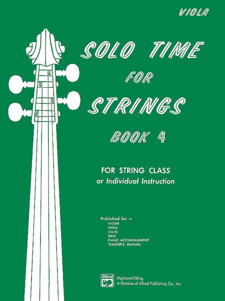 Solo Time For Strings, Book 4