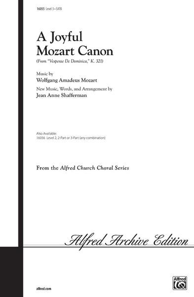A Joyful Mozart Canon (SATB)