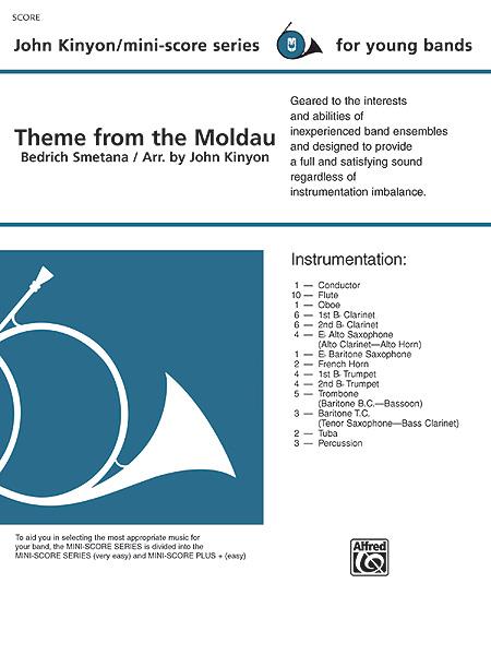 Bedrich Smetana: Theme from The Moldau (Partituur)