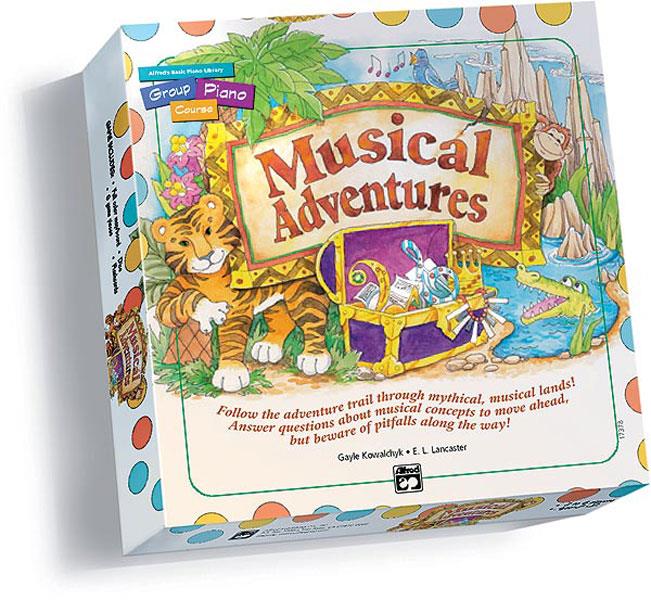 Musical Adventures Game: Game Cards and Board (Alfreds Basic Group Piano Course), Level 1 