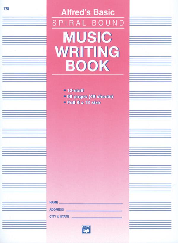 12 Stave Music Writing Book (9 x 12)