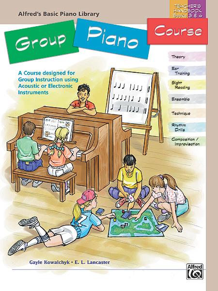 Alfreds Basic Group Piano Course Teachers HandBook For Books 3 & 4