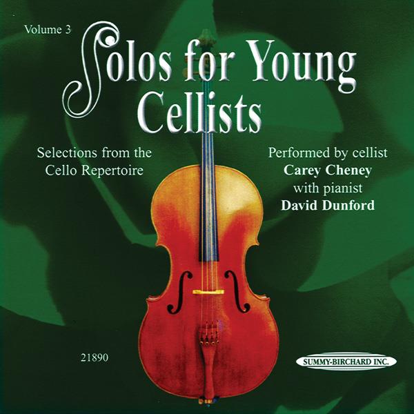 Solos For Young Cellists CD, Volume 3