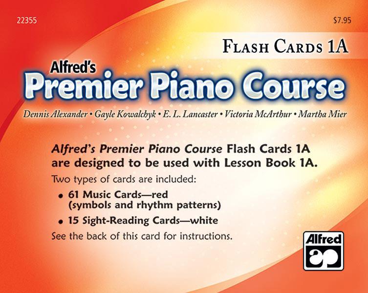 Gayle Kowalchyk_Dennis Alexander: Alfred's Premier Piano Course Lesson 1A Flashcards