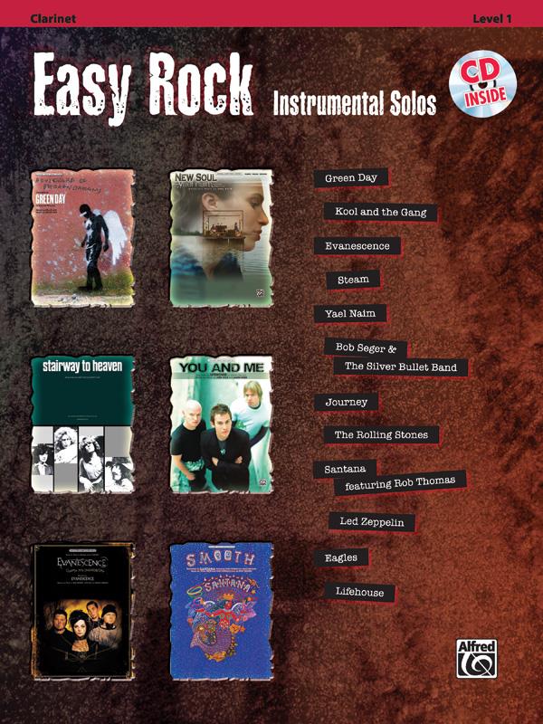 Easy Rock Instrumental Solos (Clarinet)