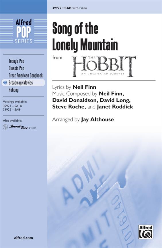 Song of the Lonely Mountain (SAB)