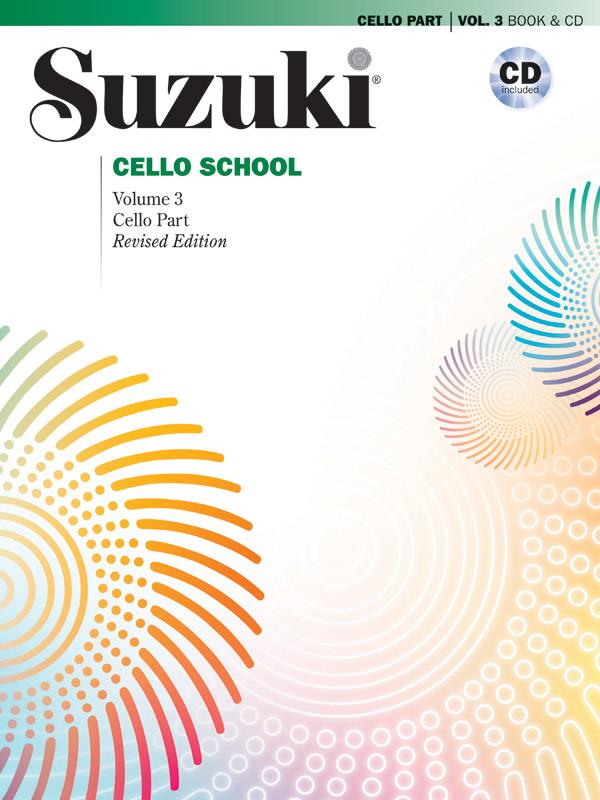 Suzuki Cello School Cello Part & CD Volume 3 (Revised)