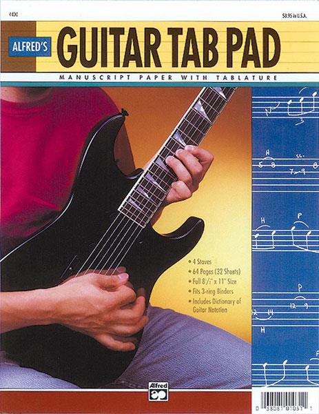 Guitar TAB Pad (8-1/2