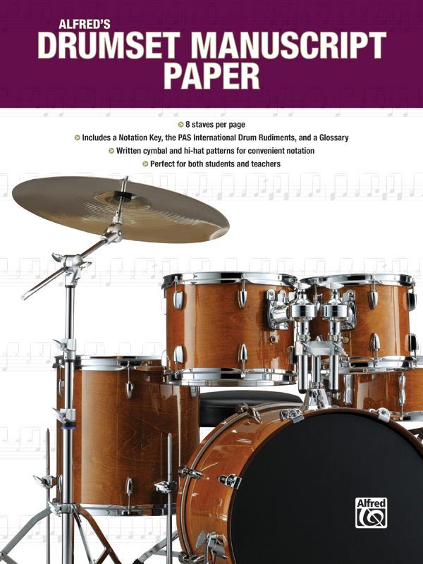 Alfreds Drum Manuscript Paper