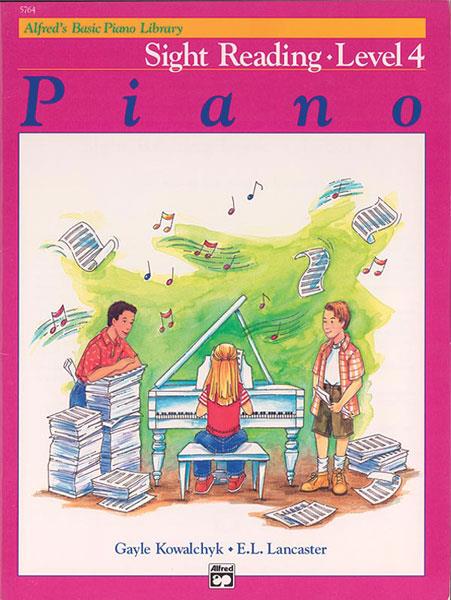 Alfreds Basic Piano Course: Sight Reading Book 4