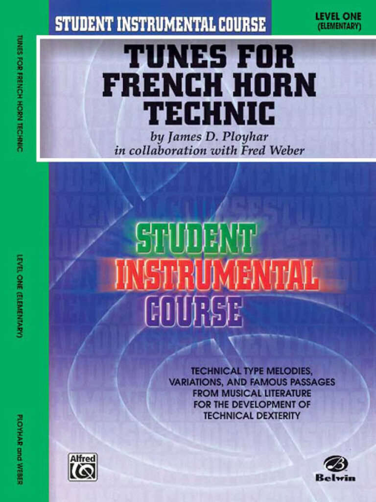 Student Instrumental Course: Tunes for Horn Technic