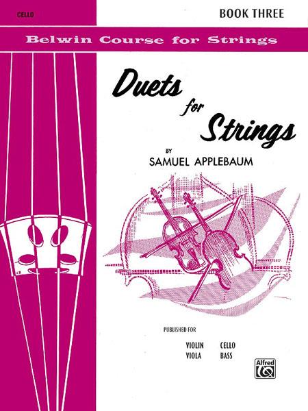 Samuel Applebaum: Duets for Strings, Book III (Cello)