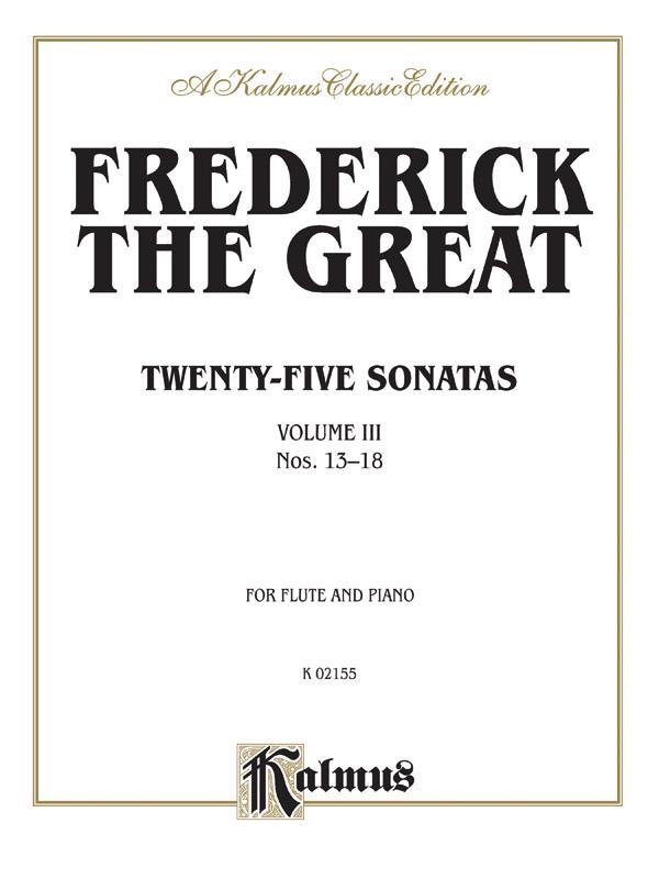 Twenty-five Sonatas, Volume III (Nos. 13-18)