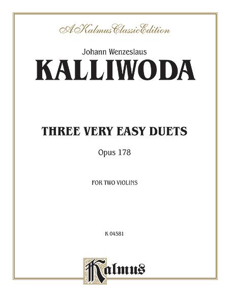 Kalliwoda: Three Very Easy Duets, Op. 1