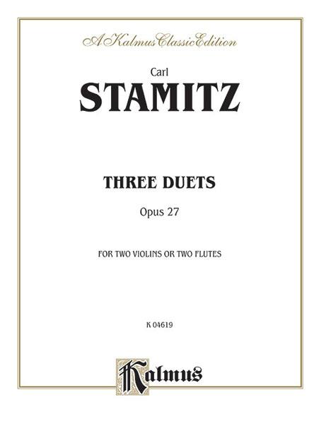 Johann Stamitz: Three Duets, Op. 27