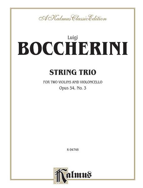 String Trio, Op. 54, No. 3