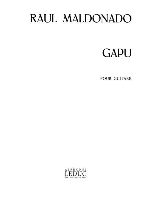 Maldonado: Gapu