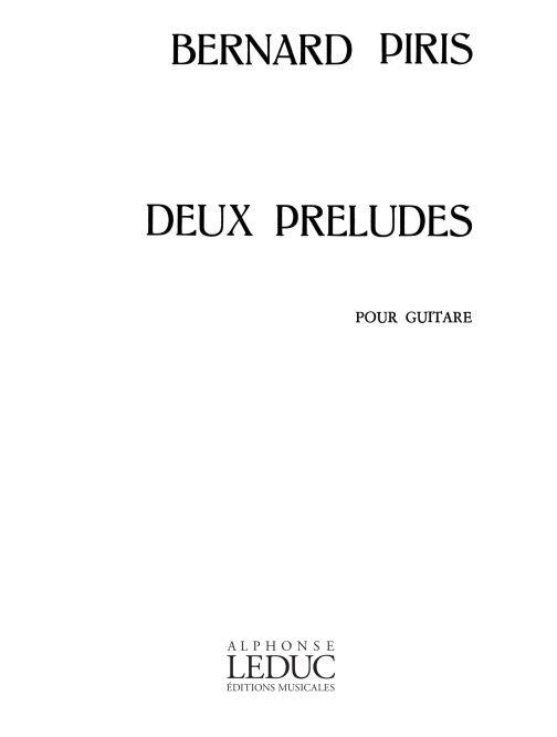 Piris: 2 Preludes