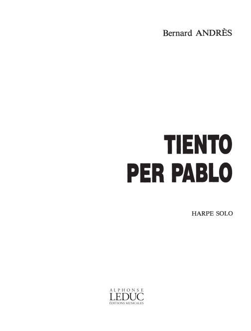 Tiento Per Pablo