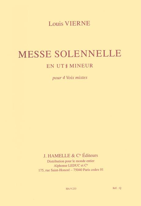 Louis Vierne: Messe Solennelle cis-moll Opus 16