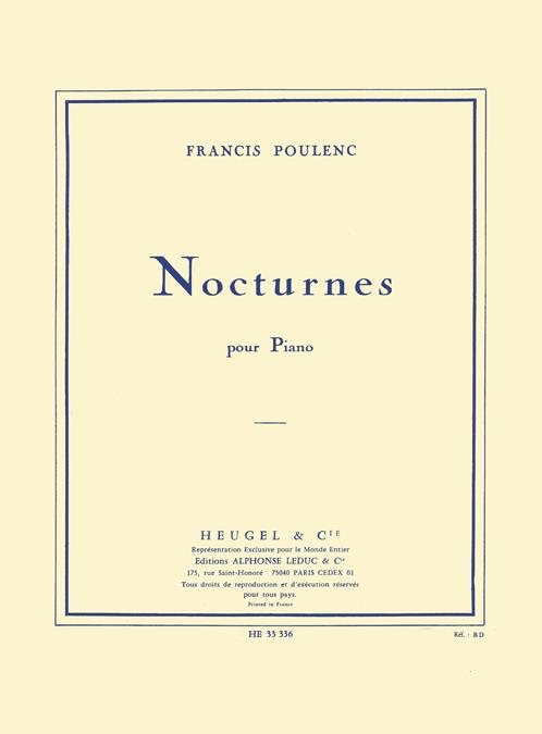 Francis Poulenc: Nocturnes (Piano)