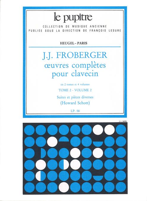 Froberger: Oeuvres Complètes Pour Clavecin Book 2 Vol.2