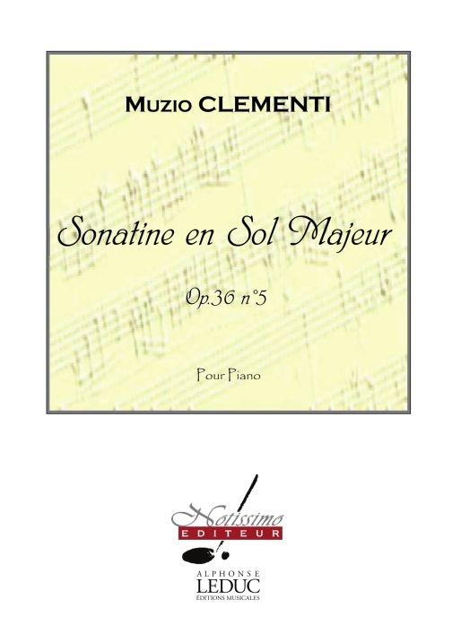 Muzio Clementi: Sonatine En Sol Majeur Op36N05