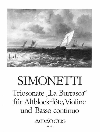 Giovanni-Paolo Simonetti: Sonata c minor La Burrasca op. 5/2