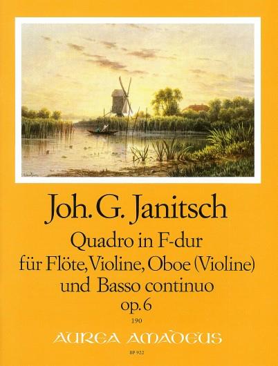 Johann Gottlieb Janitsch: Quadro F-Dur Opus 6