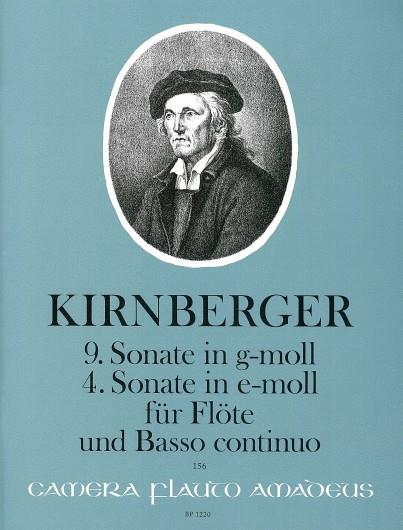 Kirnberger: Sonate in g-moll und 4 Sonate in e-moll
