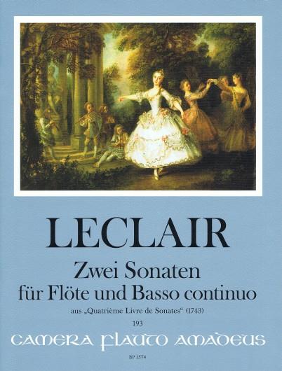 Leclair: Zwei Sonaten op. 4/2, e-moll und op. 4/7, G-dur