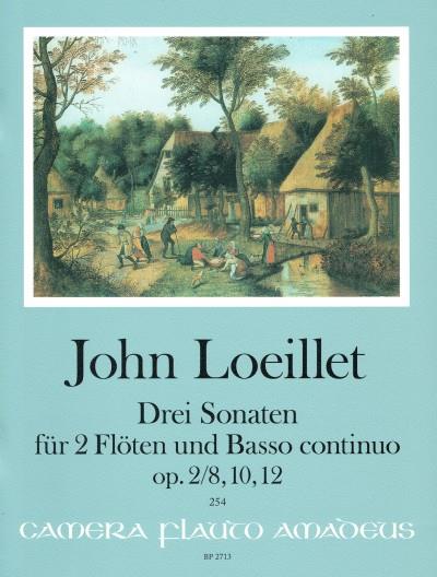 John Loeillet: Drei Sonaten Op. 2/8, 10, 12