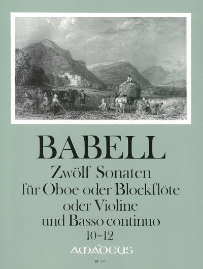 Babell: Sonaten 10-12