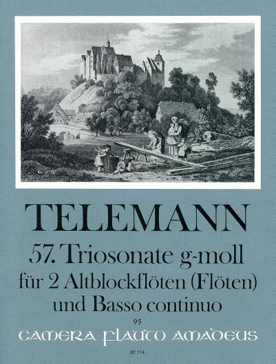 Telemann: 57th Trio sonata G minor TWV 42:e8
