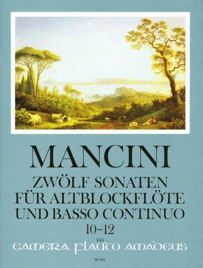 Francesco Mancini: 12 Sonaten Band 4 10-12