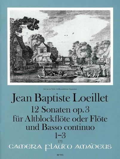 Jean-Baptiste Loeillet: 12 Sonaten Heft 1 Opus 3