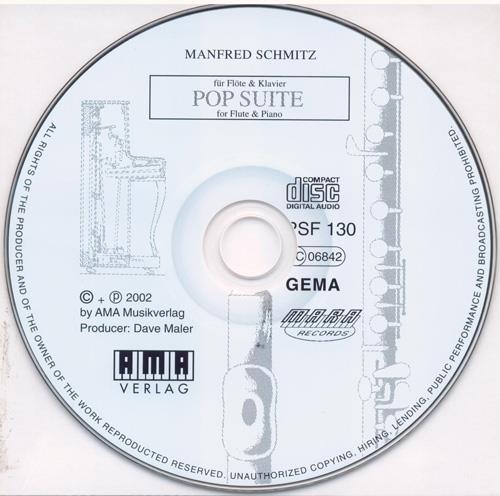 Mitspiel-CD POP SUITE FÜR FLÖTE