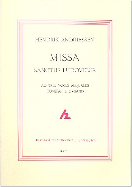 Missa St. Ludovicus Voor 3 Gelijke Stemmen