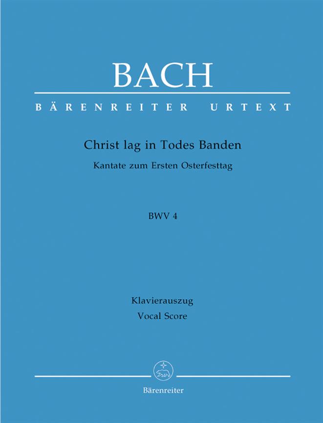 Bach: Kantate BWV4  Christ lag in Todesbanden (Vocal Score)