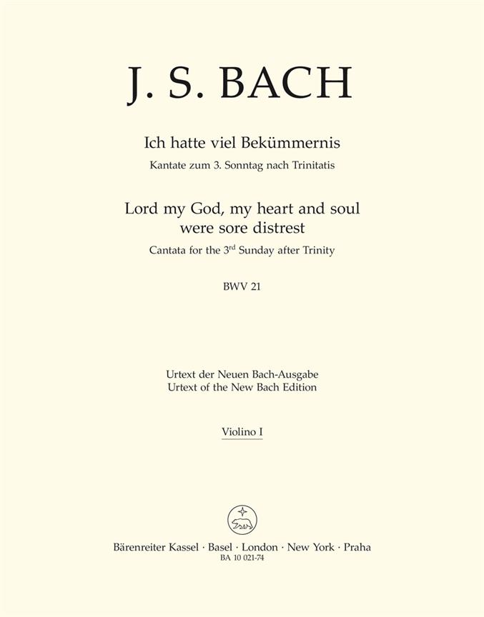 Bach: Kantate BWV 31 Der Himmel lacht! Die Erde jubilieret (Viool 1)