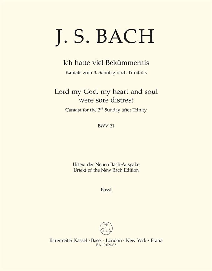 Bach: Kantate BWV 31 Der Himmel lacht! Die Erde jubilieret (Cello, Kontrabas)