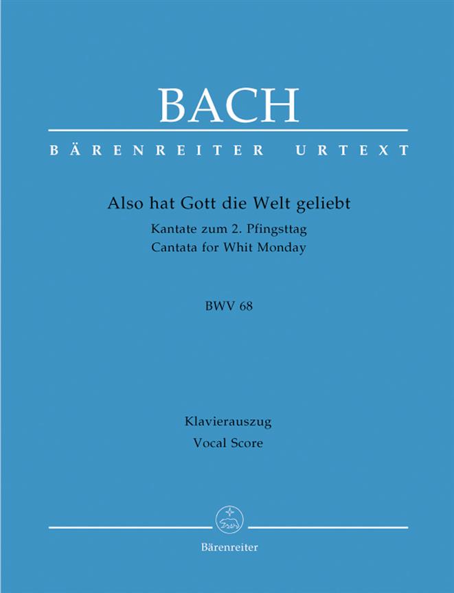 Bach: Kantate BWV 78  Jesu, der du meine Seele (Vocalscore)