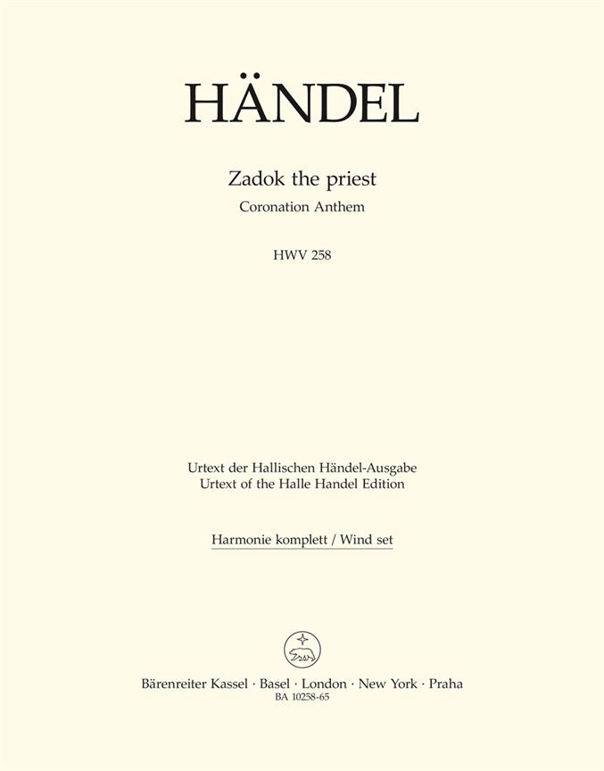 Handel: Zadok the priest HWV 258 (Set)