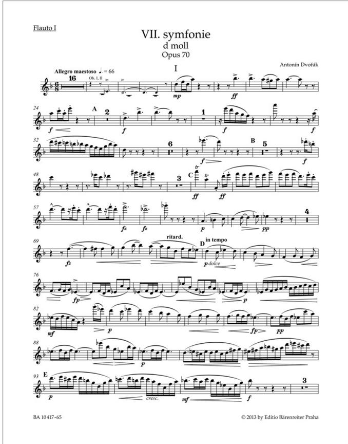 Dvorak: Symphony No. 7 D Minor Op. 70 (Set)