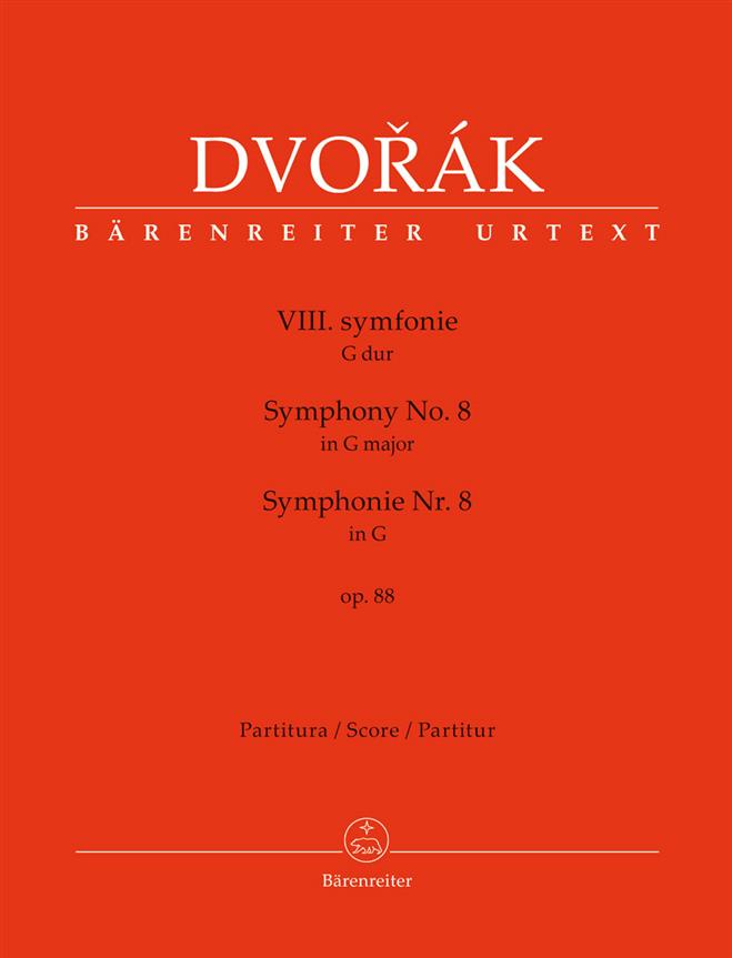 Dvorak: Symphony No. 8 G Major op. 88 (Partituur)