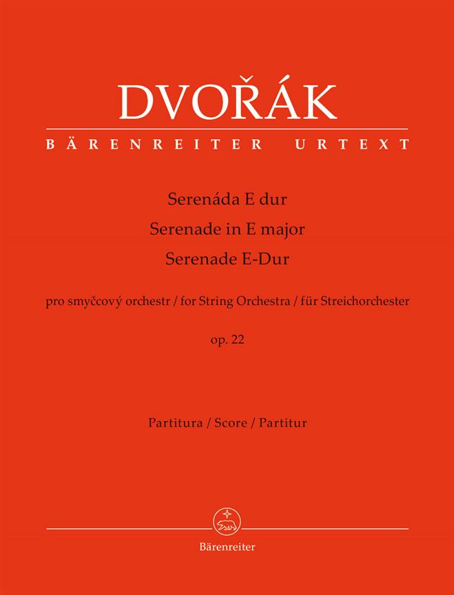 Antonin Dvorak: Serenade For String Orchestra E major op. 22