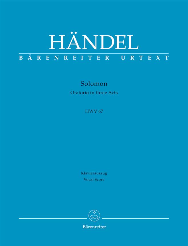 Handel: Solomon HWV 67 (Vocal Score)