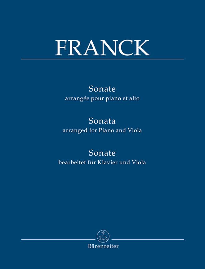 Franck: Sonata Version for Piano and Viola