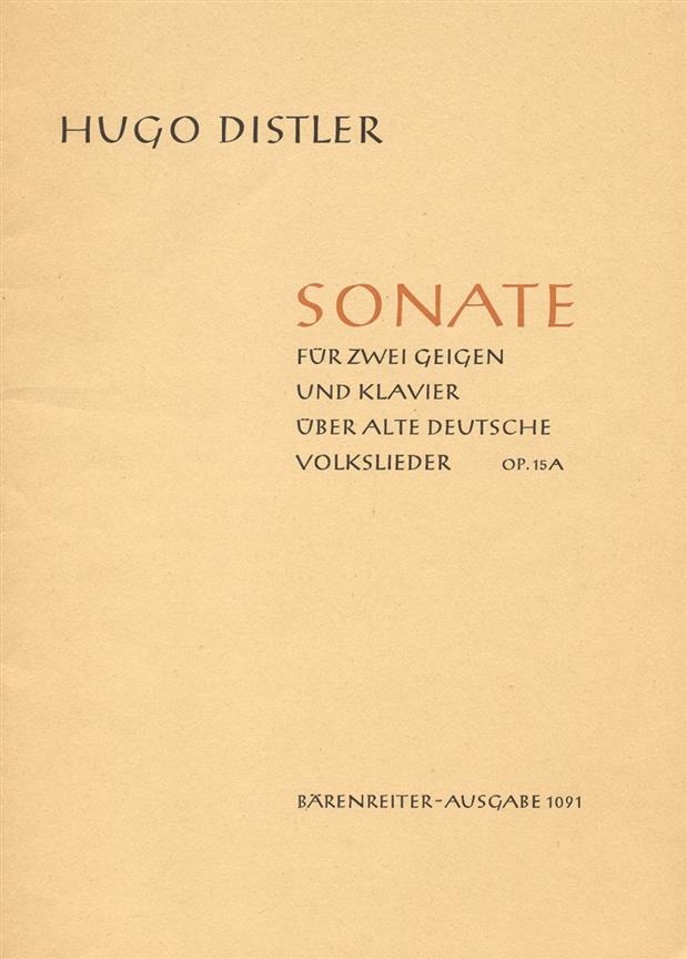 Brahms: Sonate über alte deutsche Volkslieder