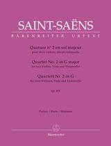 Saint-Saëns: Quartet for two Violins, Viola and Violoncello no. 2 in G major op. 153